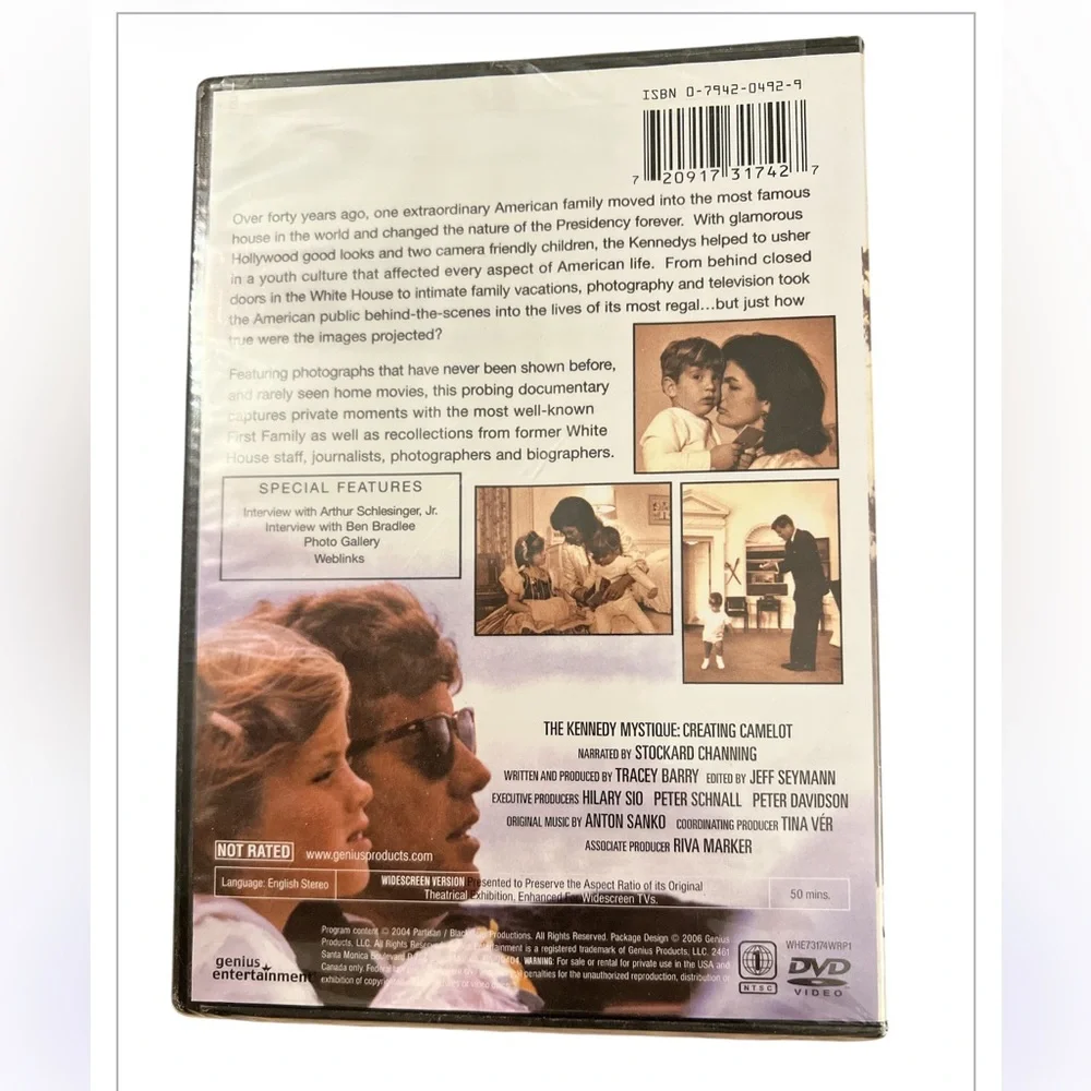 The Kennedy Mystique Creating Camelot‎ DVD NEW Sealed National Geographic